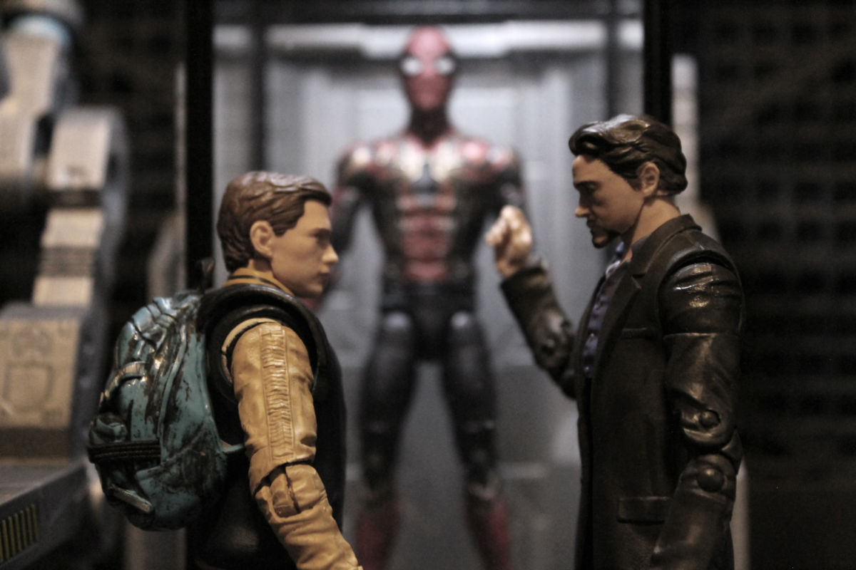 tom holland spider man figure