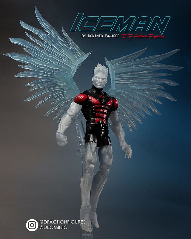 marvel legends custom iceman