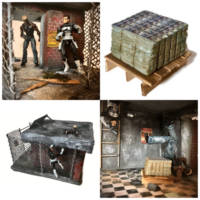 2020 Diorama 04 Wash & Dry (Marvel Universe) Custom Diorama / Playset