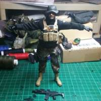 One 12th Scale Captain PRICE. Task Force 141 (Modern Warfare 3) Custom Action Figure