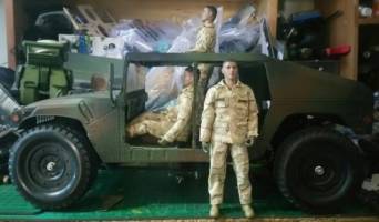 One 12th Scale M1025 HMMWV HUMMER HUMVEE (Modern Warfare) Custom Vehicle [WIP]