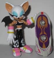 Sonic Riders Rouge (Sonic) Custom Action Figure