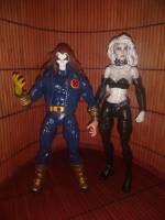 Skullfire and La Lunatica-X men 2099 (Marvel Legends) Custom Action Figure