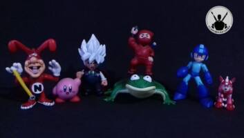 Kid Dracula (Castlevania) Custom Action Figure [Set 8 bits.]