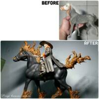 Carter slade horse (Marvel) Custom Statue / Bust