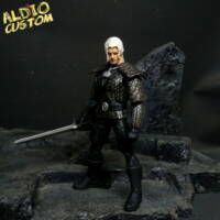 Geralt of rivia (Witcher) Custom Action Figure