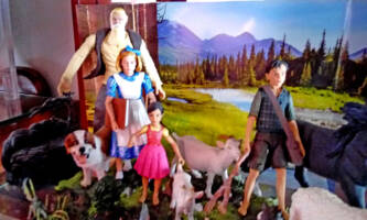 Heidi, Girl of the Alps & Friends (Fantasy) Custom Diorama / Playset