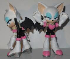 2 Rouge figures (Sonic) Custom Action Figure