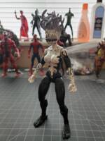 Symbiote Black Cat (Web of Shadows) (Marvel Legends) Custom Action Figure
