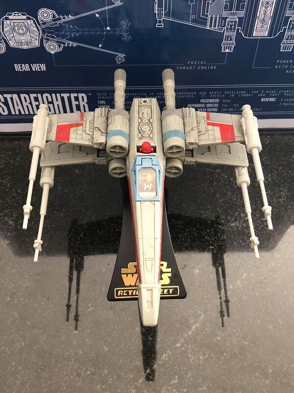 X-WING Red Leader - Galoob STAR WARS Micro Machines Battle Damaged 