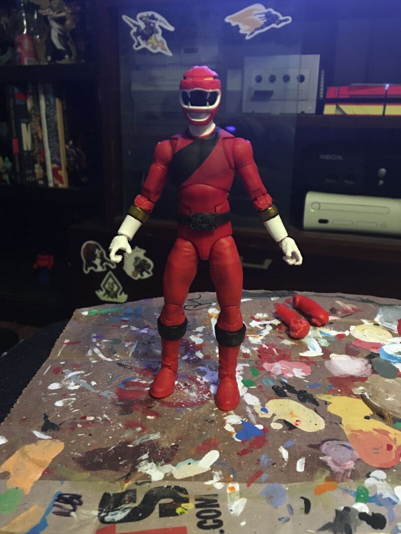 red ranger lightning