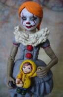 Ha'Penny the Clown (It (Stephen King)) Custom Action Figure [Ha'Penny the clown]
