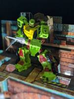 Raphael - TMNT x Transformer Custom (Transformers) Custom Action Figure [Raphael - Bot mode]
