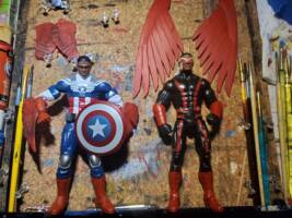 Falcon Modern Costume (Marvel Legends) Custom Action Figure [Early stages, concepts for the falcons]