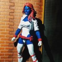 Mystique (Marvel Legends) Custom Action Figure [Side Profile of Raven]