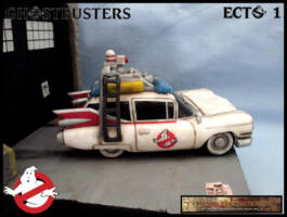Ghostbusters Toony Ecto-1 (Ghostbusters) Custom Diorama / Playset