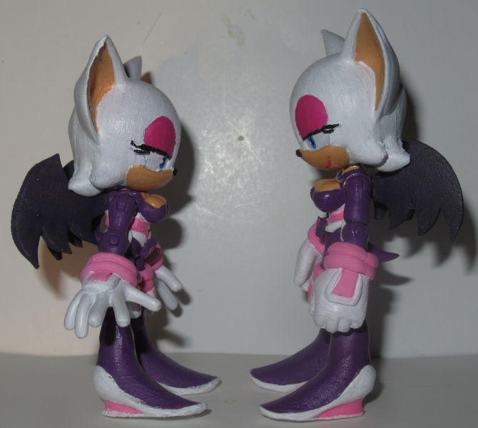 Custom / Edited - Sonic the Hedgehog Customs - Rouge (Sonic 1