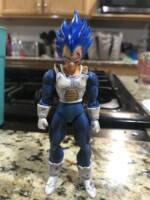 Vegeta Super Saiyan Blue battle damage (Dragonball Z) Custom Action Figure