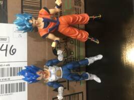 Vegeta Super Saiyan Blue battle damage (Dragonball Z) Custom Action Figure
