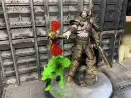 Doom Eternal Marauder’s Wolf (Doom) Custom Miniature / Figurine