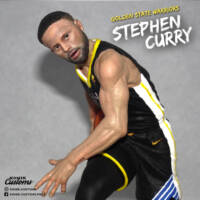 Stephen Curry, "The Town" Slate Jersey - Custom McFarlane NBA (NBA) Custom Action Figure [Stephen Curry,]