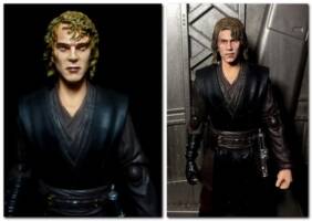 Anakin Skywalker custom heads for SH Figuarts (Star Wars) Custom Action Figure