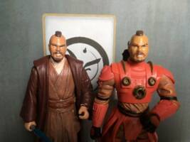Koffi Arana (Star Wars) Custom Action Figure [Face comparison]