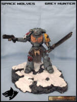 Space Wolves - Grey Hunter (Warhammer) Custom Action Figure