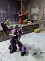 Joker Custom Transformer x Batman crossover series - Swittcraft (Transformers) Custom Action Figure