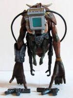 Zobragus Tel - Noc'sagian Bounty Hunter - A Star Wars/DC Comics Mashup (DC Universe) Custom Action Figure [Rear View]