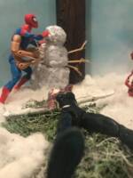 Christmas Carnage (Marvel Legends) Custom Diorama / Playset [snow angel]