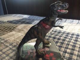 2001 New York Toy Fair JP3 T-rex Repaint (Jurassic Park) Custom Action Figure