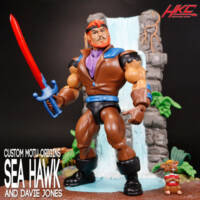 Sea Hawk with Davie Jones (MOTU Origins) (Masters of the Universe) Custom Action Figure