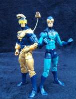 Blue Beetle and Booster Gold (DC Universe) Custom Action Figure