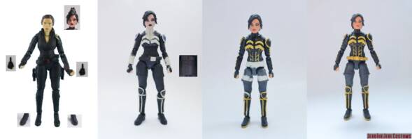 Orphan (Cassandra Cain) (Batman) Custom Action Figure [Orphan (Cassandra Cain) custom action figure before and after]