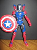 Iron Man (Captain America Armor) (Marvel) Custom Action Figure