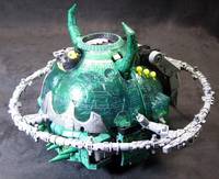 Lucky Draw Green Unicron of Light (Transformers) Custom Action Figure