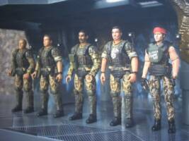 ALIENS USCM Marines. BUG HUNT (Aliens) Custom Action Figure