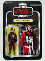 Spock – Vulcan B-Wing Pilot – Blood Squadron - A Star Wars/Star Trek Mash Up (Star Trek) Custom Action Figure [In Package]