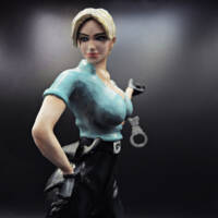Custom Figurine Cybil Bennett - Silent Hill 1 1999 1/8 (Silent Hill) Custom Miniature / Figurine