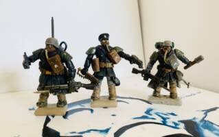 Warhammer 40k Death Korps of Krieg Company Command Squad (Warhammer) Custom Action Figure