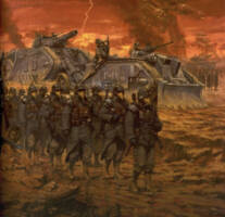 Warhammer 40k Death Korps of Krieg Company Command Squad (Warhammer) Custom Action Figure