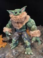 Hulk out Grogu (Mandalorian) Custom Action Figure