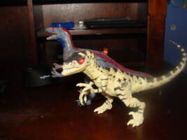 Jurassic Park III Falcarius (Jurassic Park) Custom Action Figure [Size compared to Female Raptor from JPIII]
