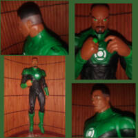 Green Lantern John Stewart (DC Multiverse) Custom Action Figure