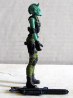 Queellah – Rodian Rebel Commando (Star Wars) Custom Action Figure [Right View]