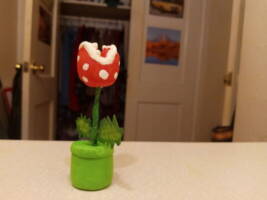 Piranha Plant (Super Mario Bros) Custom Miniature / Figurine