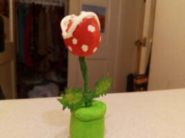 Piranha Plant (Super Mario Bros) Custom Miniature / Figurine