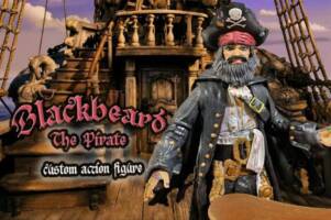 Blackbeard the Pirate (Pulp Characters) Custom Action Figure