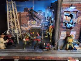 TMNT Roof tops Ver2 (Teenage Mutant Ninja Turtles) Custom Diorama / Playset
